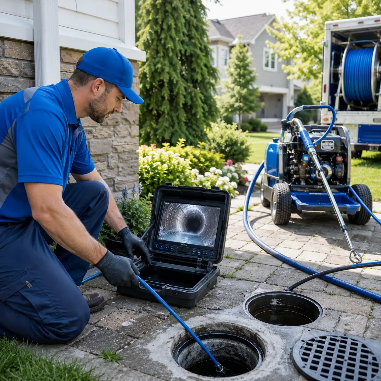 Outdoor drain cleaning professionals serving Elmaton, TX